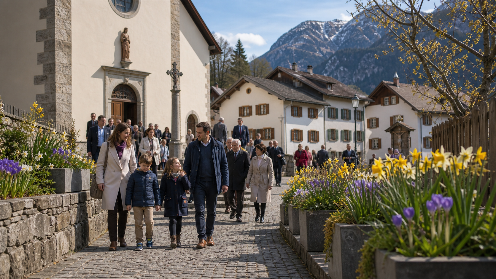 Saint Joseph's Day in a Swiss everyday context