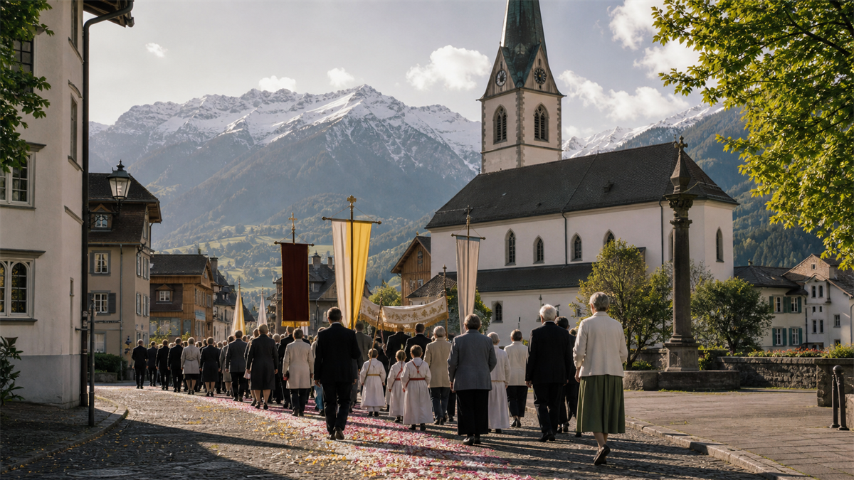 Näfels Procession in a Swiss regional context