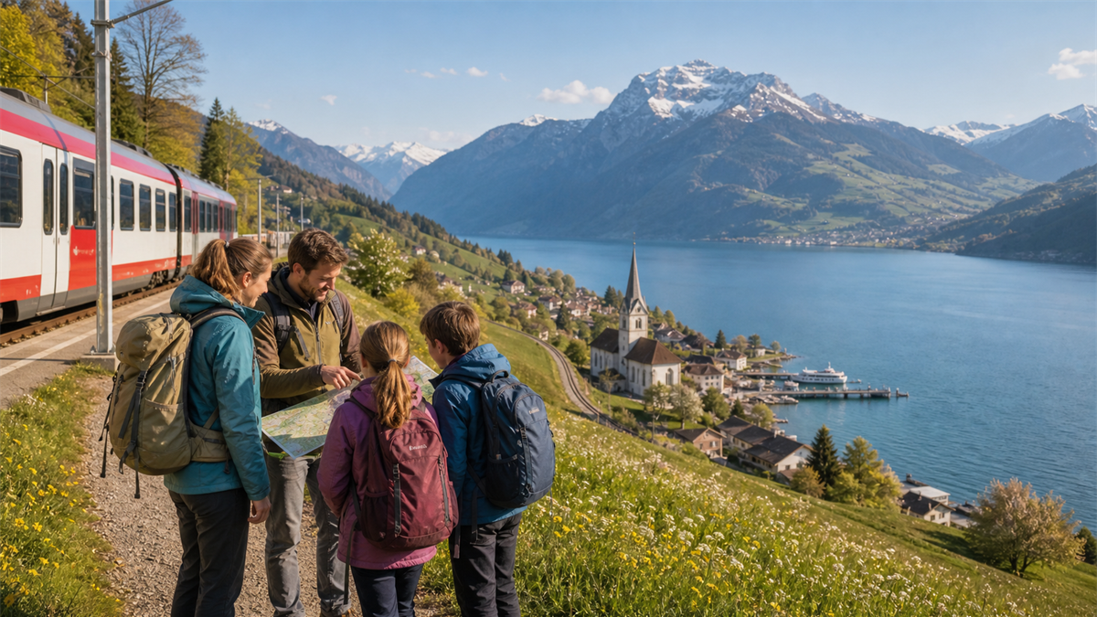 Näfels Procession in a Swiss everyday context