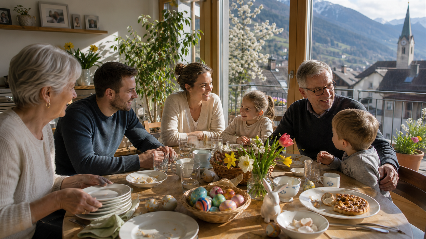 Easter Monday in a Swiss everyday context